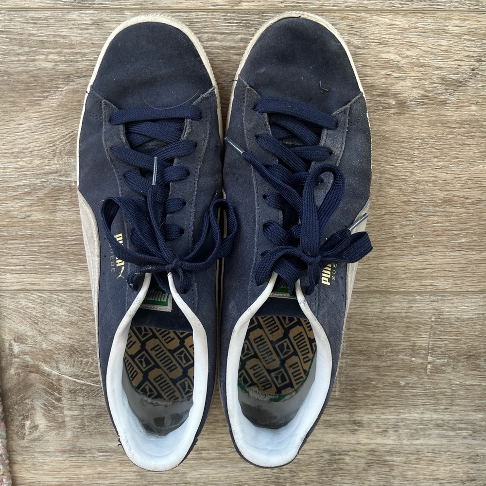 Puma Men's Suede Navy Sneakers